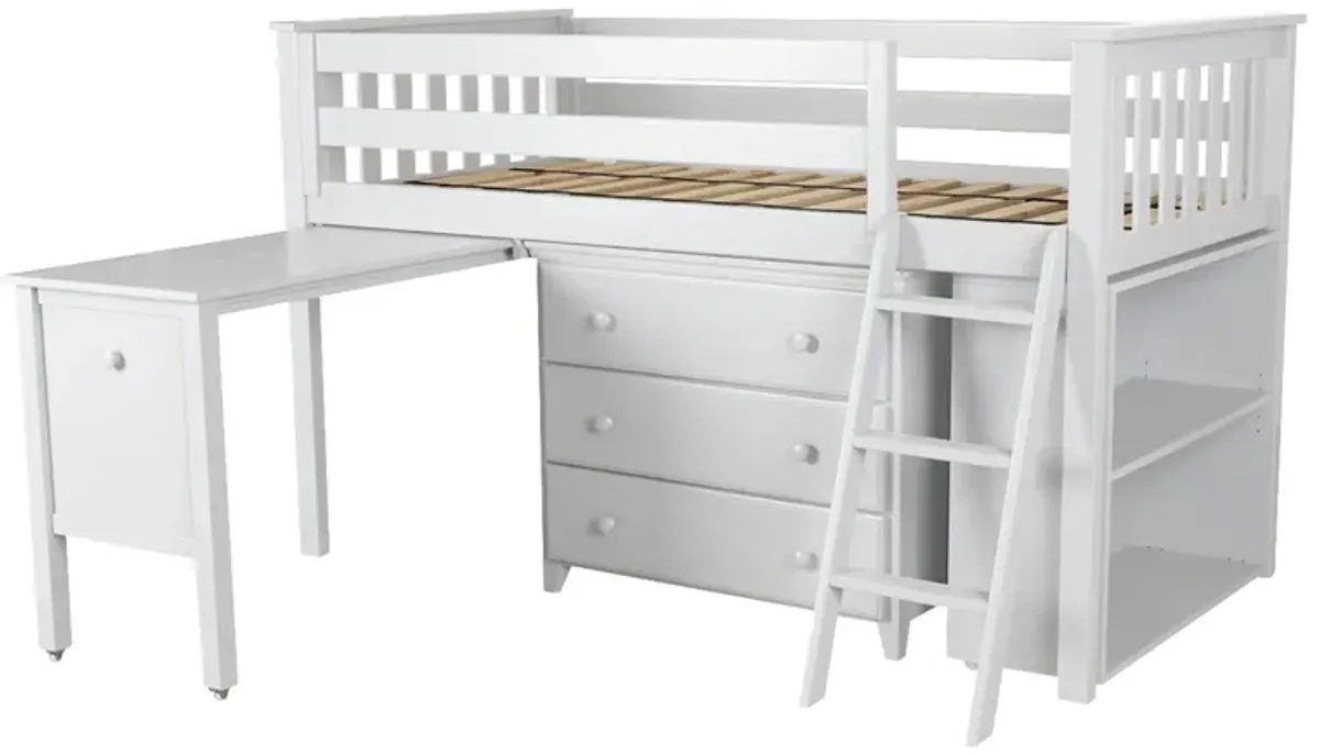 Snow Flake Low Loft Bed