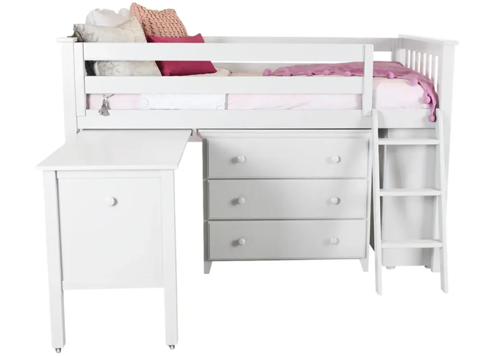 Snow Flake Low Loft Bed