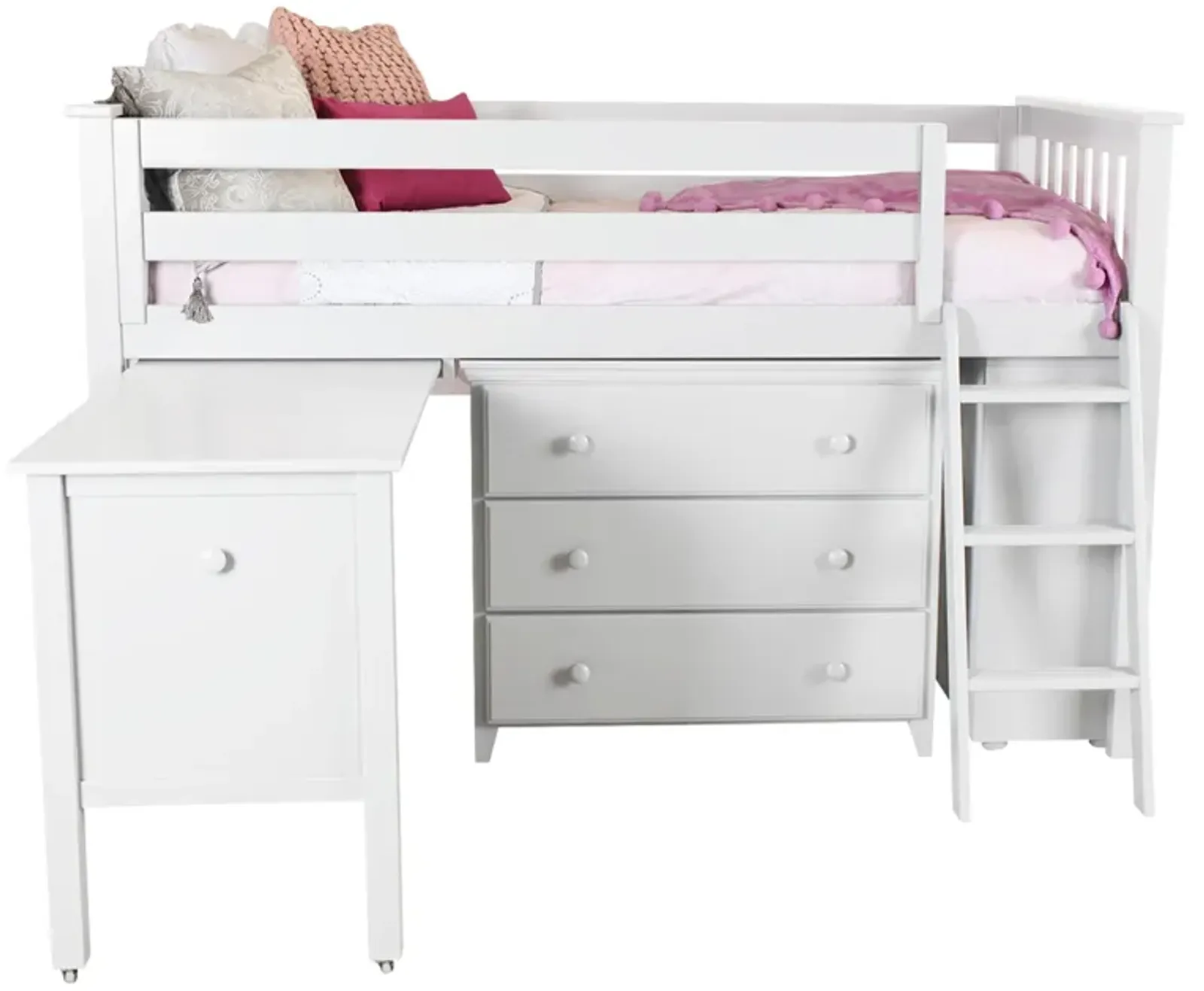 Snow Flake Low Loft Bed