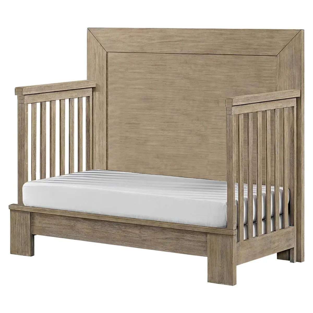 Bello Sandstone Convertible Crib with Full Rails Included
