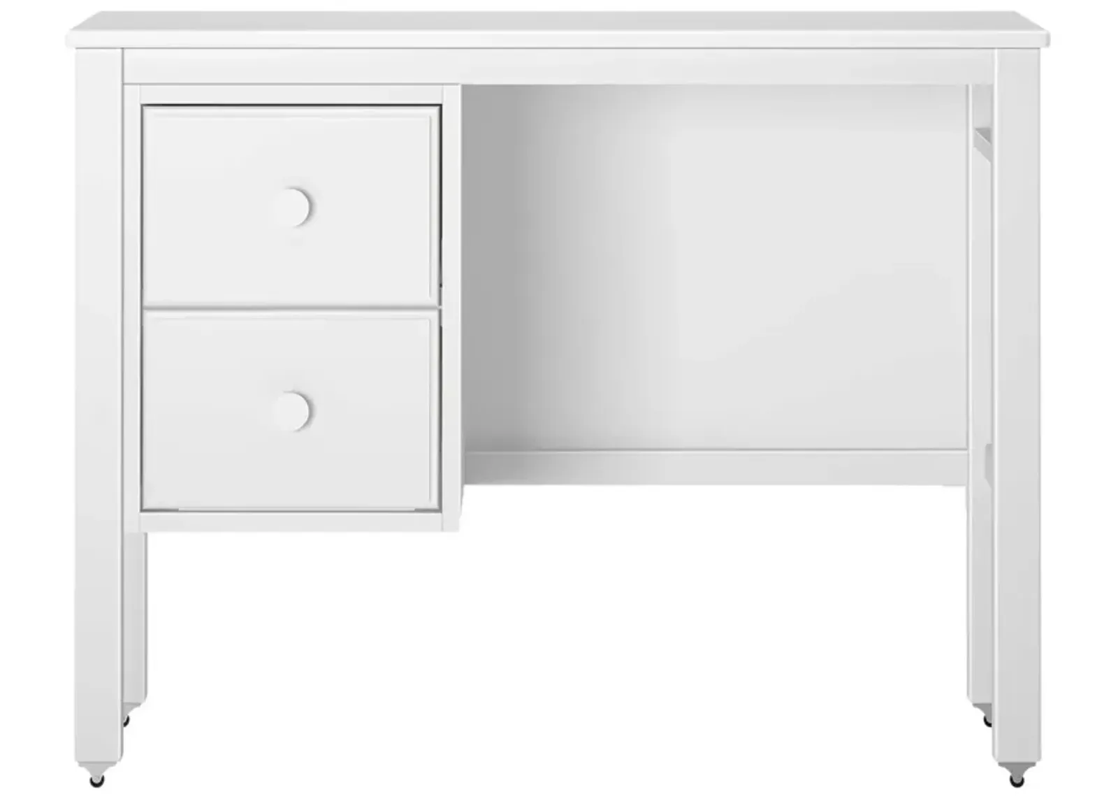 Maxtrix White 2 Drawer Youth Desk