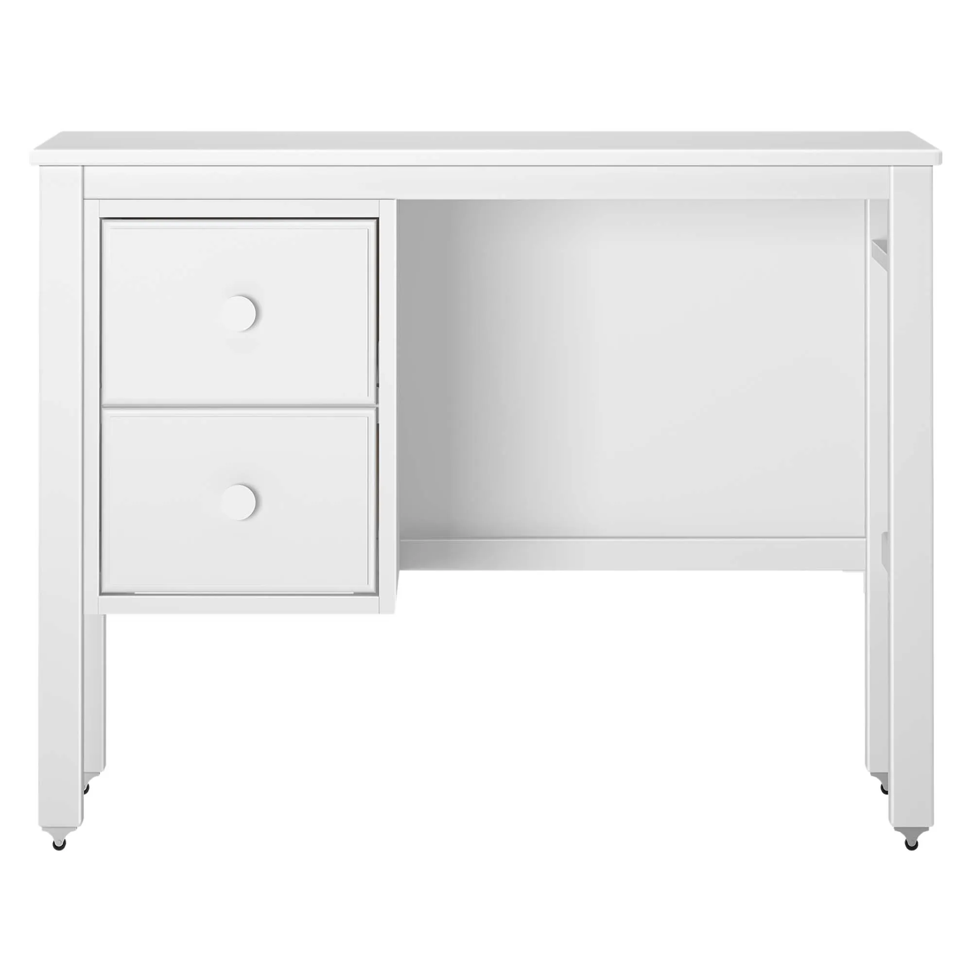 Maxtrix White 2 Drawer Youth Desk