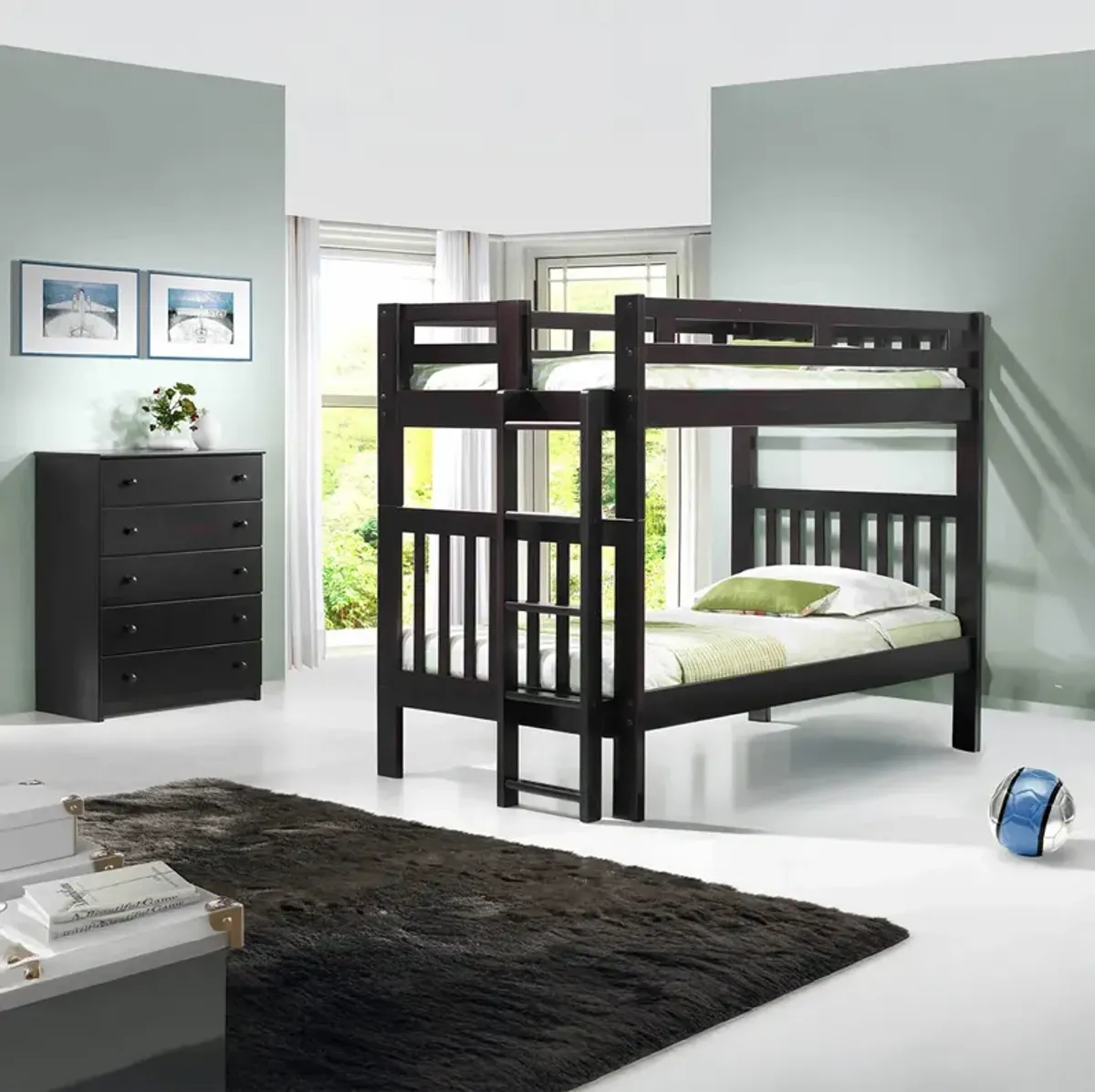 Espresso Bunk Bed