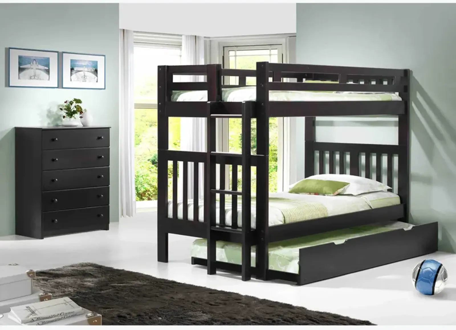 Espresso Bunk Bed