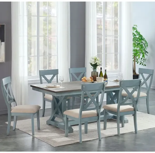 Bar Harbor 7 Piece Dining Set (Table with 6 Side Chairs)