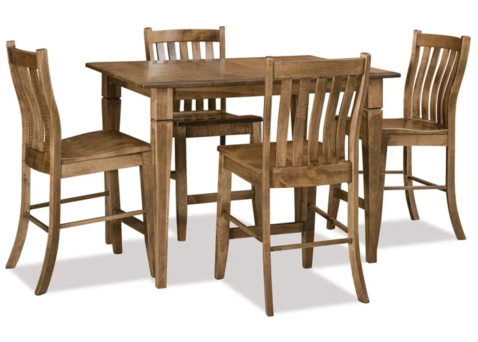 Bark 5 Piece Dining Set (Pub Table with 4 Stools)