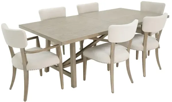 Albion 7 Piece Dining Set (Table with 4 Side Chairs and 2 Arm Chairs)