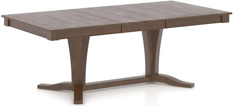 Bon Appetit by Canadel Cognac Washed Trestle Dining Table