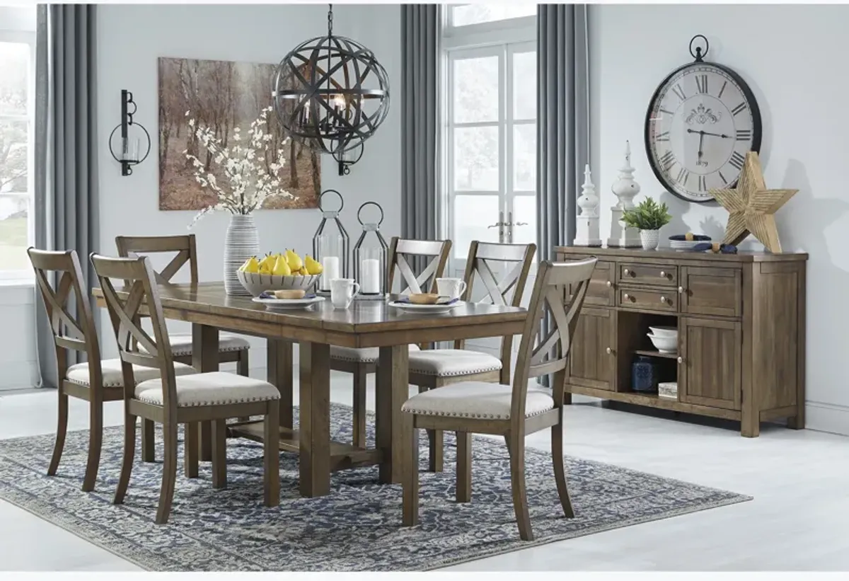 Moriville 7 Piece Dining Set (Table with 6 Side Chairs)