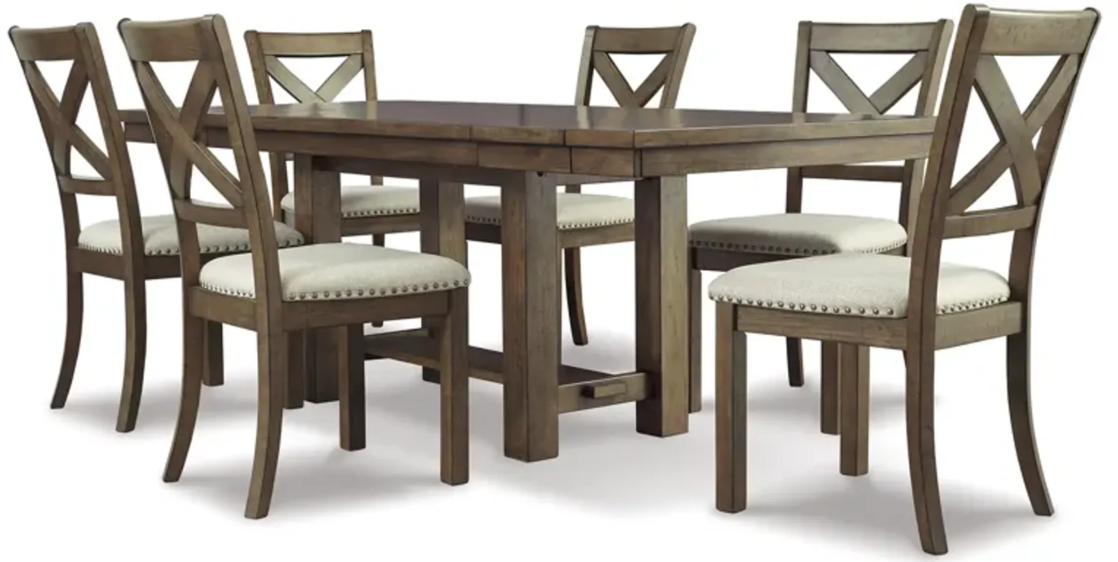 Moriville 7 Piece Dining Set (Table with 6 Side Chairs)