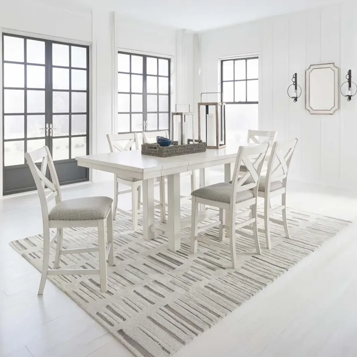 Robbinsdale 7 Piece Counter Set (Table with 6 Stools)