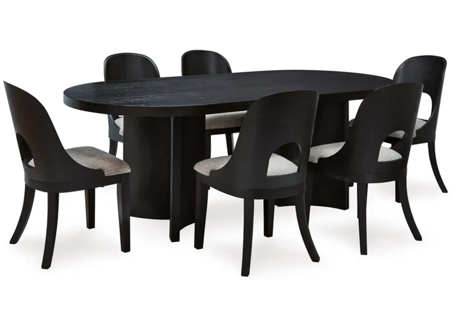 Rowanbeck 7 Piece Dining Set (Table with 6 Side Chairs)