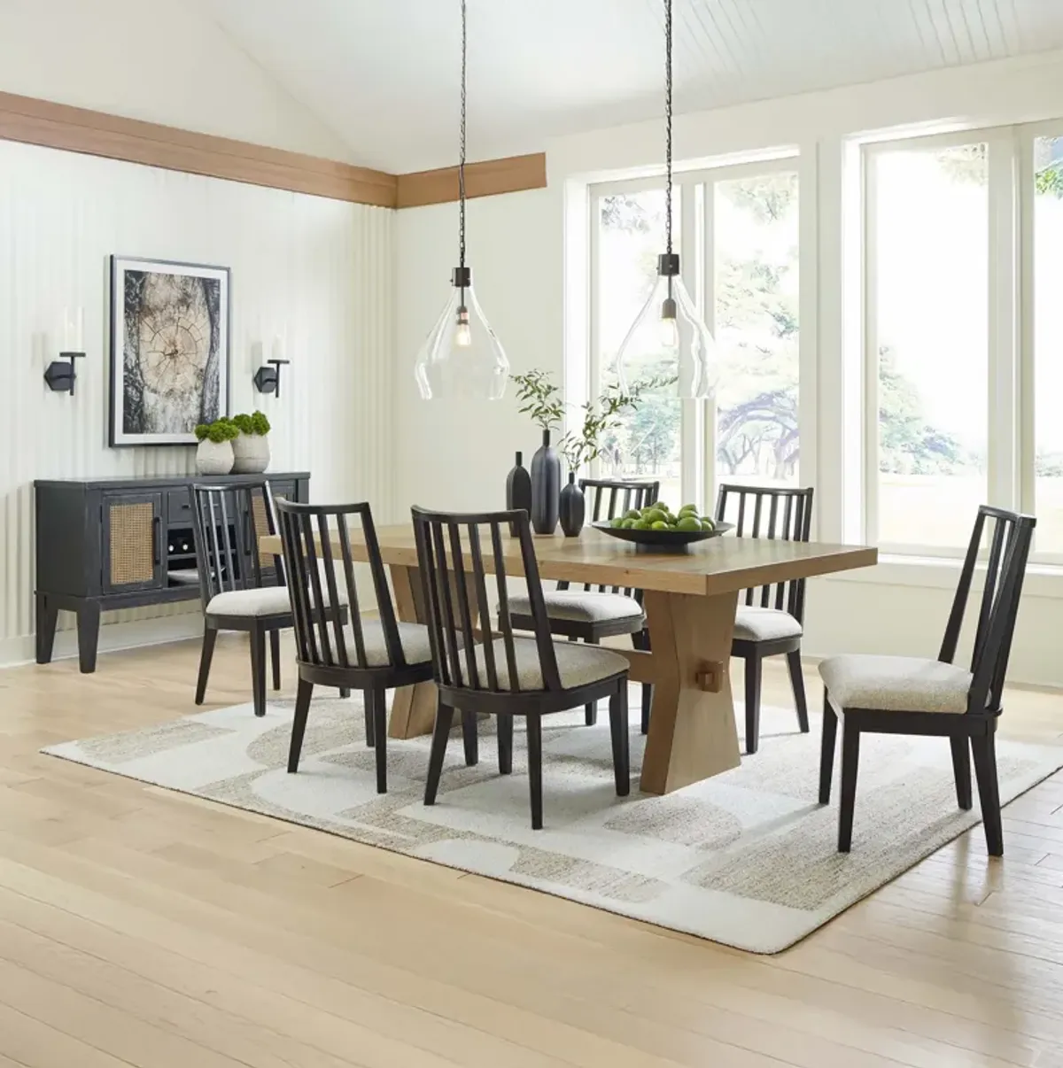 Galliden 7 Piece Dining Set (Table with 6 Side Chairs)