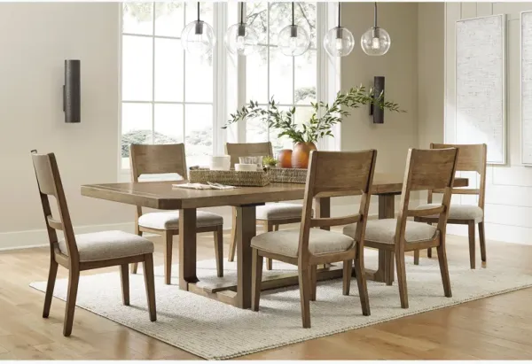 Cabalynn 7 Piece Dining Set (Rectangular Dining Table with 6 Side Chairs)