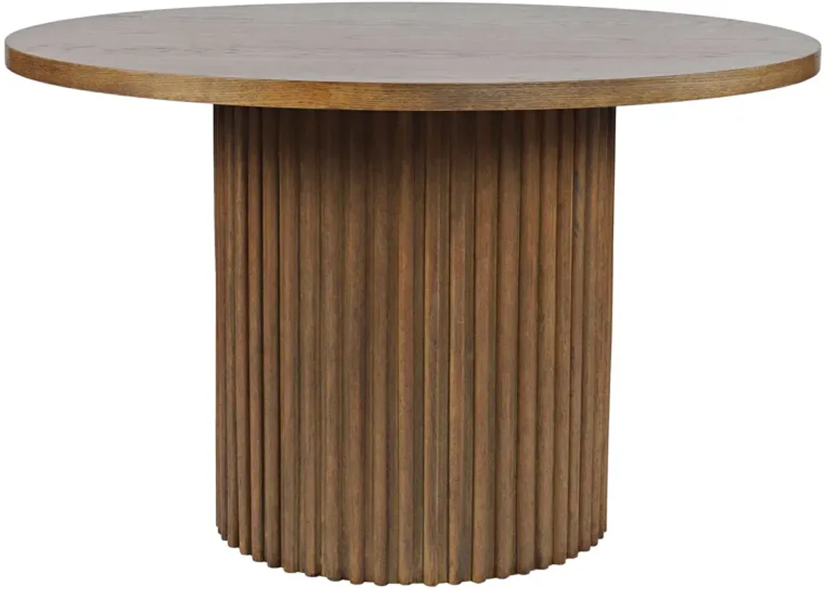 Ellington 48-Inch Round Chestnut Table