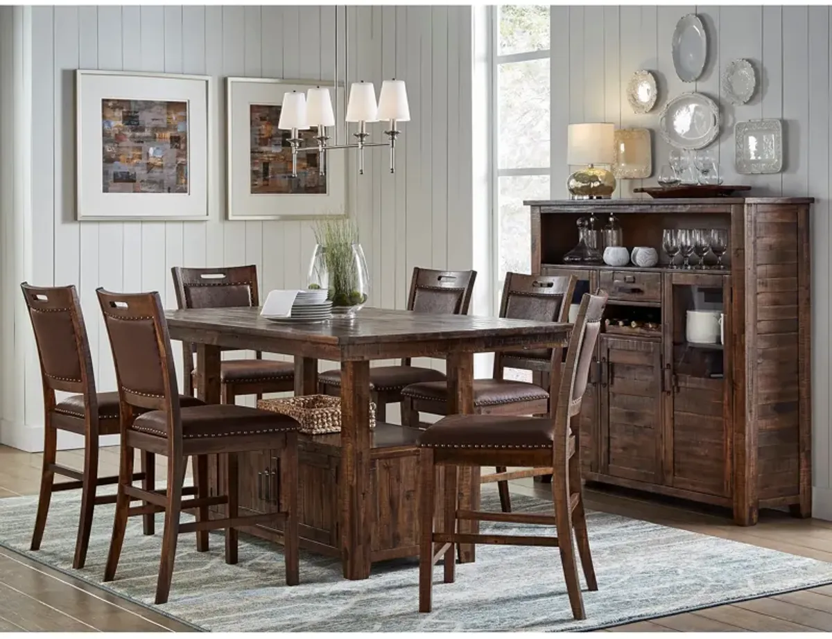 Aspen 7 Piece Pub Set (Pub Table with 6 Stools)