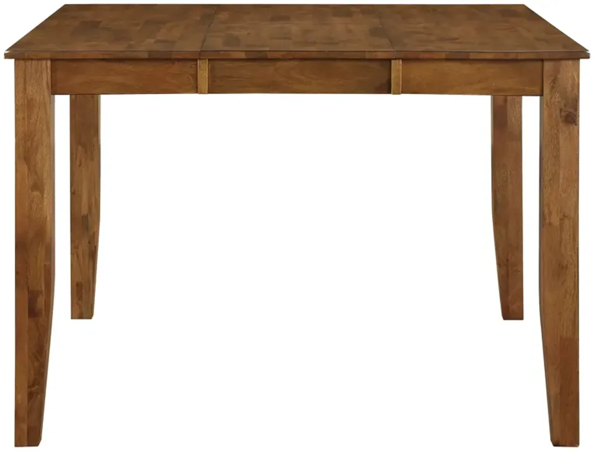 Nutmeg Mango 6 Piece Pub Set (Table with 4 Stools and Bench)