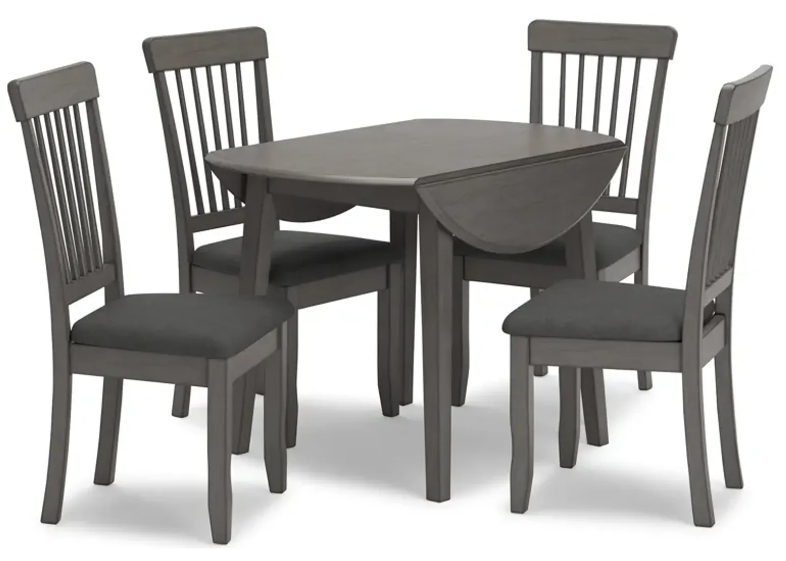 Shullden 5 Piece Dinette Set (Table with 4 Side Chairs)