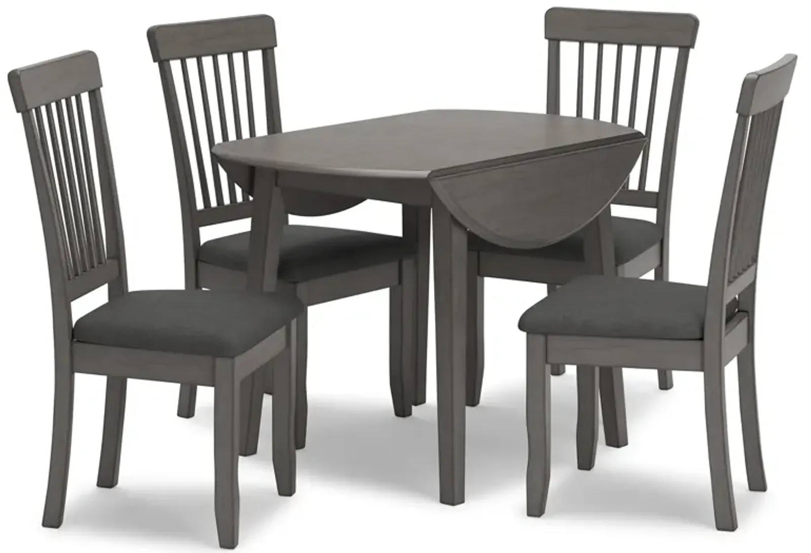 Shullden 5 Piece Dinette Set (Table with 4 Side Chairs)