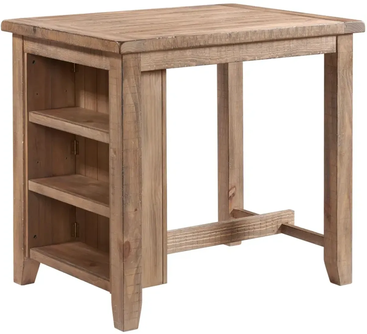 Highland 3 Piece Pub Set (Small Pub Table with 2 Stools)