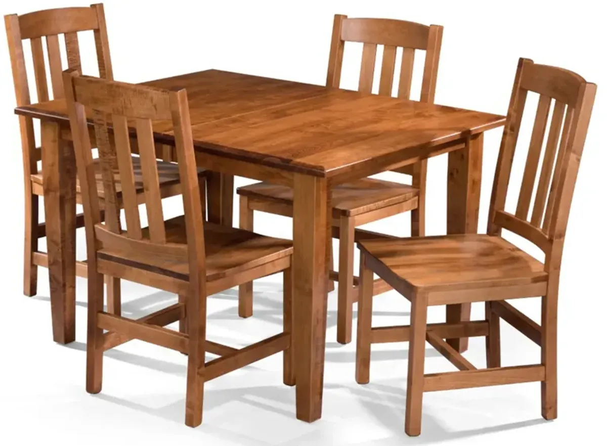 Michaels Maple 5 Piece Dining Set (Table with 4 Side Chairs)