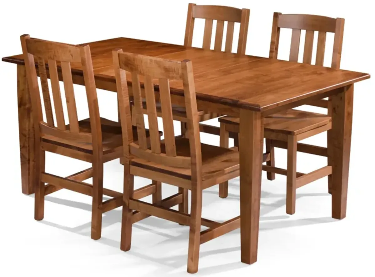 Michaels Maple 5 Piece Dining Set (Table with 4 Side Chairs)