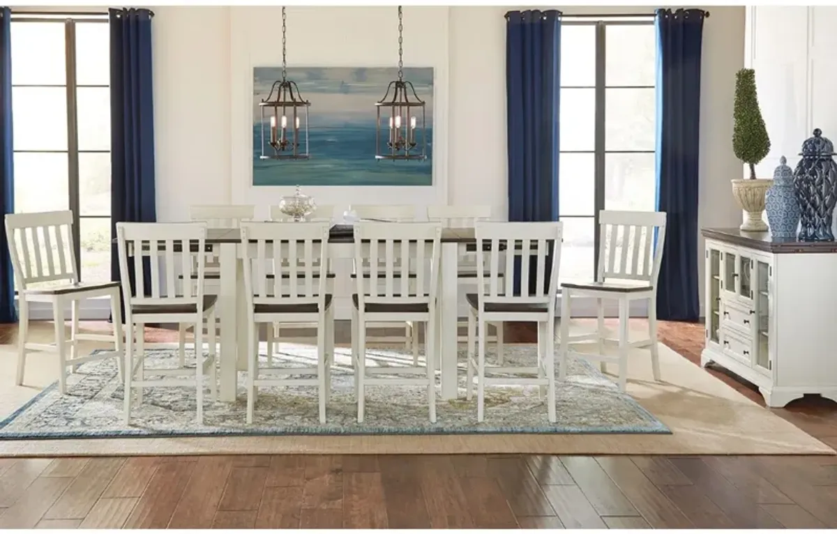 Mariposa 11 Piece Dining Set (Gathering Table with 10 Stools)