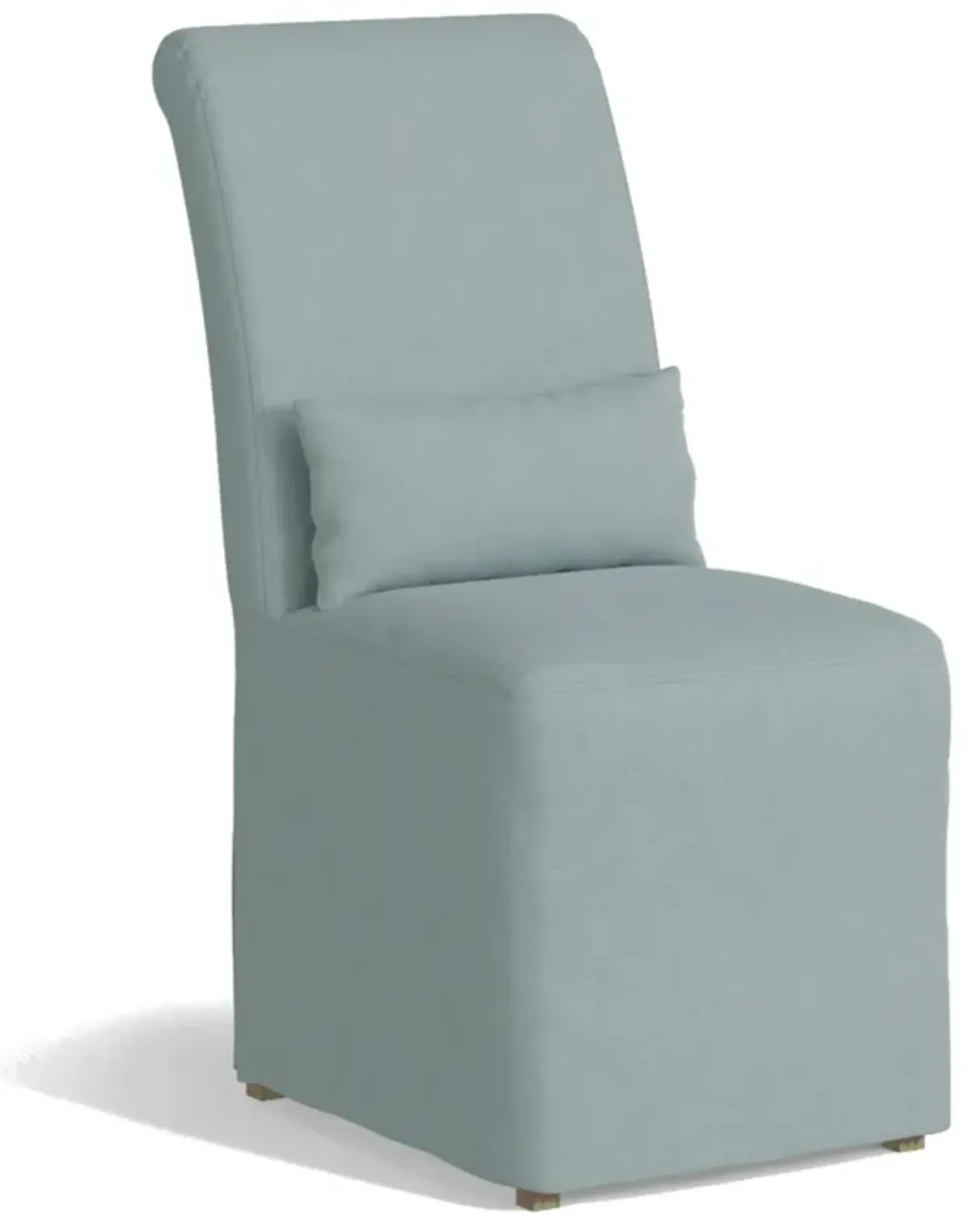 Sonoma Light Blue Slipcover Parson Chair