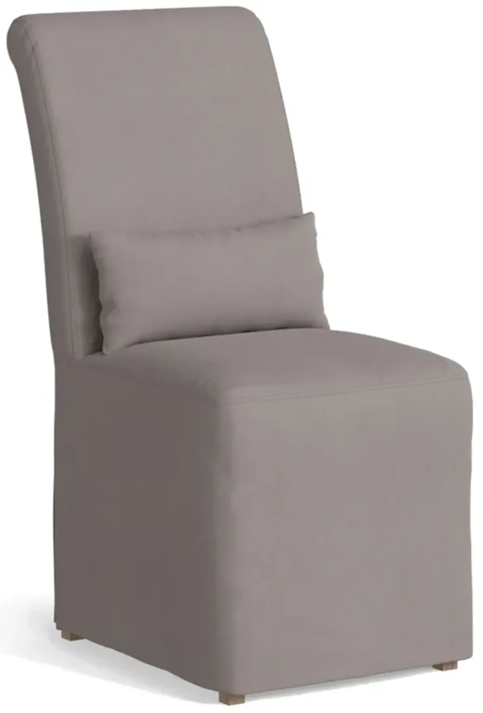 Sonoma Slate Slipcover Parson Chair