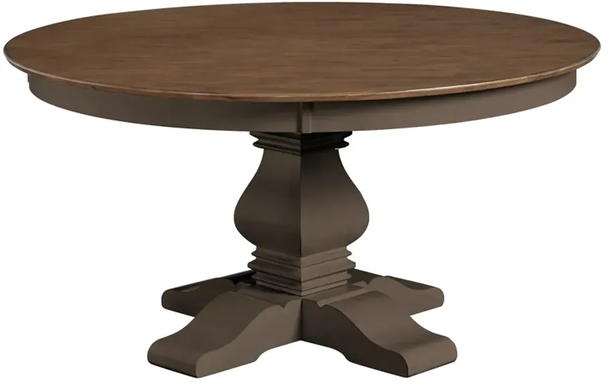 Vista Hickory/Coal Round Table