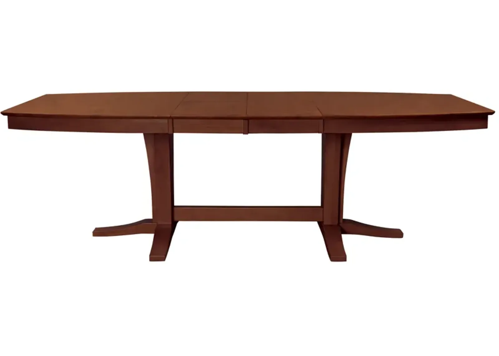 Cosmopolitan Espresso Double Pedestal Table