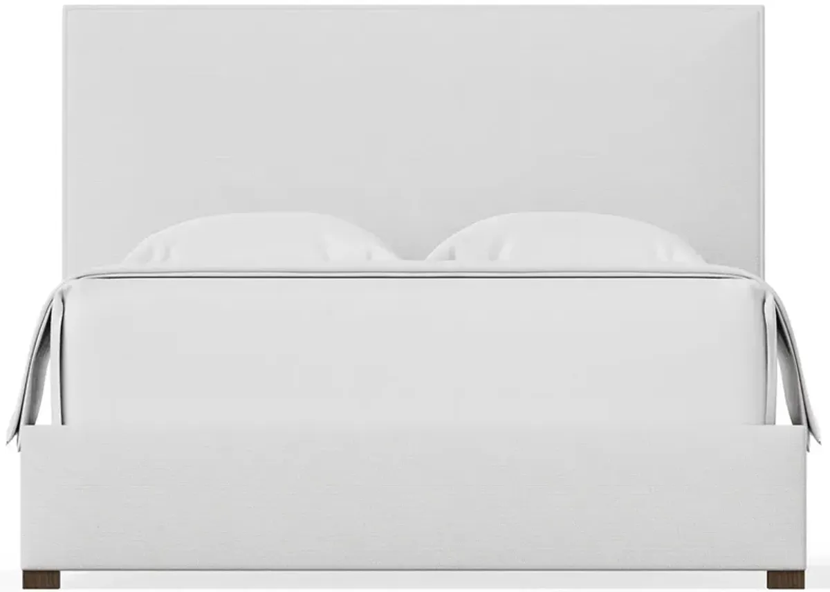 Amelia White Upholstered Bed