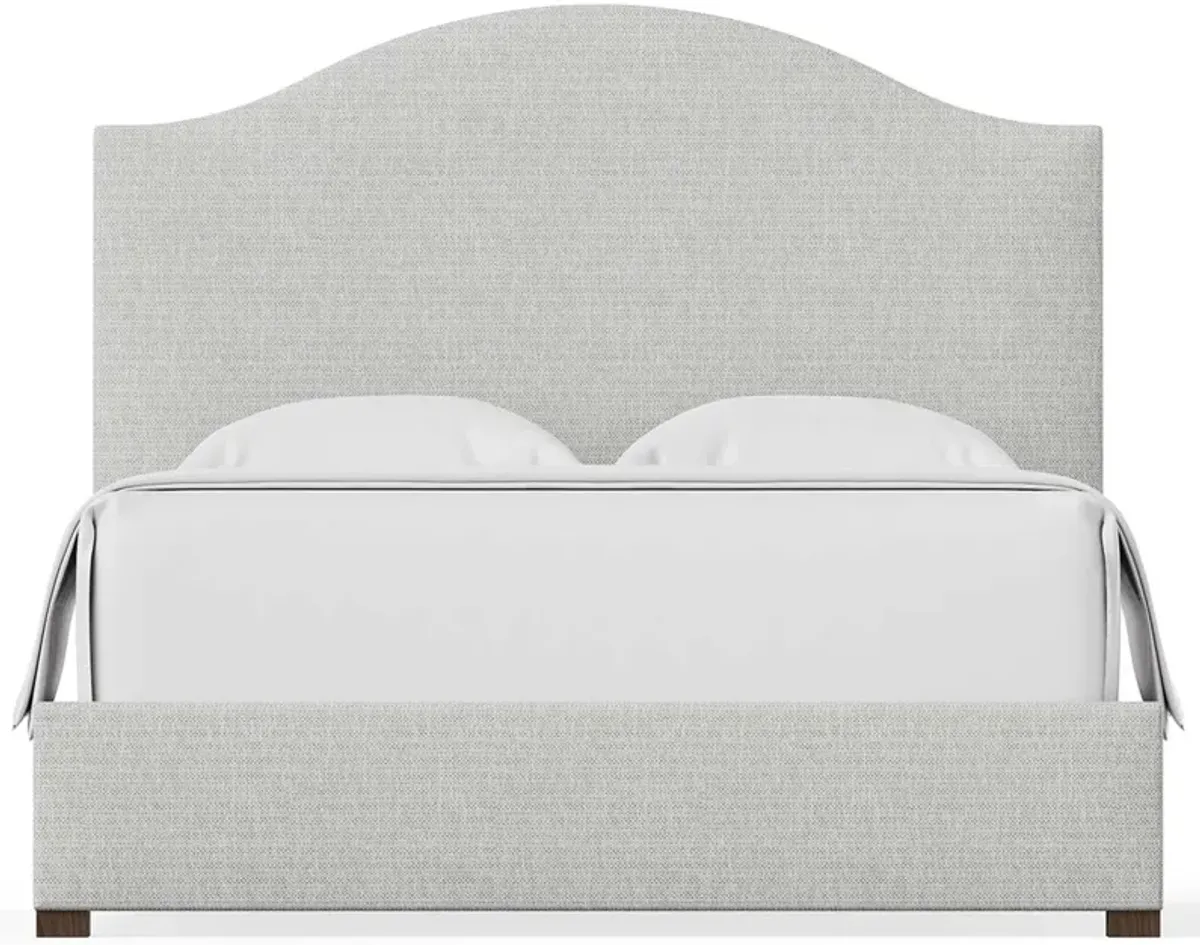Emily Forrest Green Upholstered Bed
