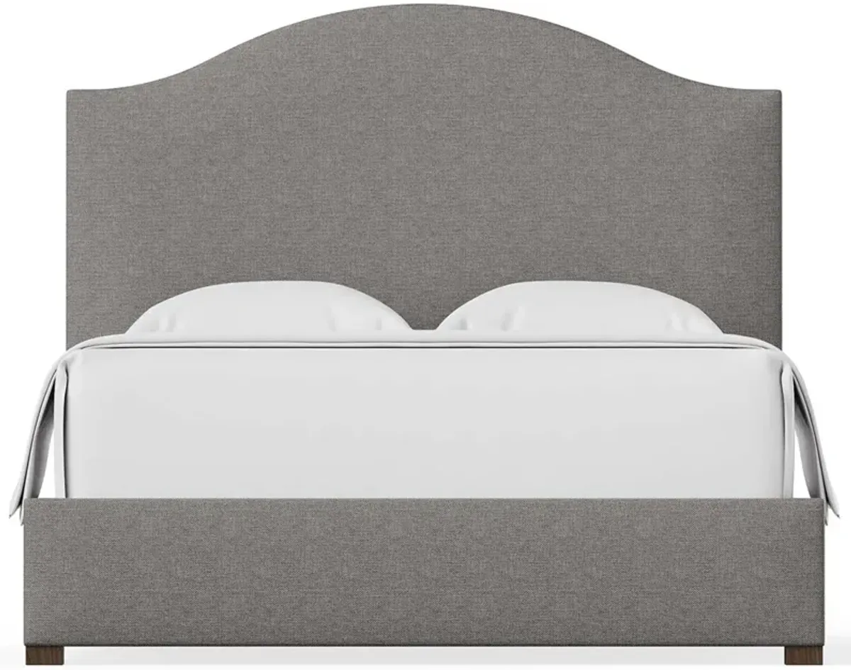 Emily Mocha Upholstered Bed