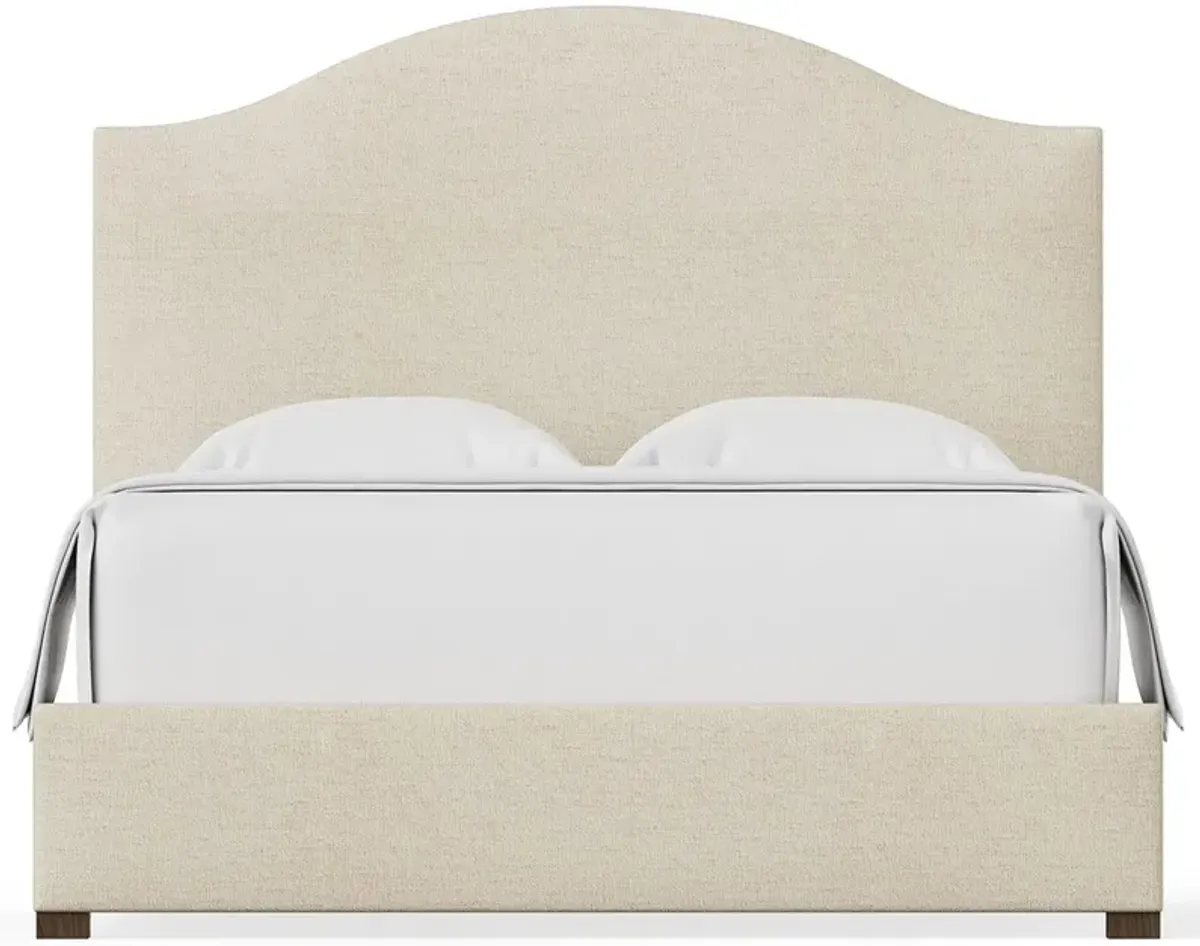 Emily Ivory Cream Upholstered Bed