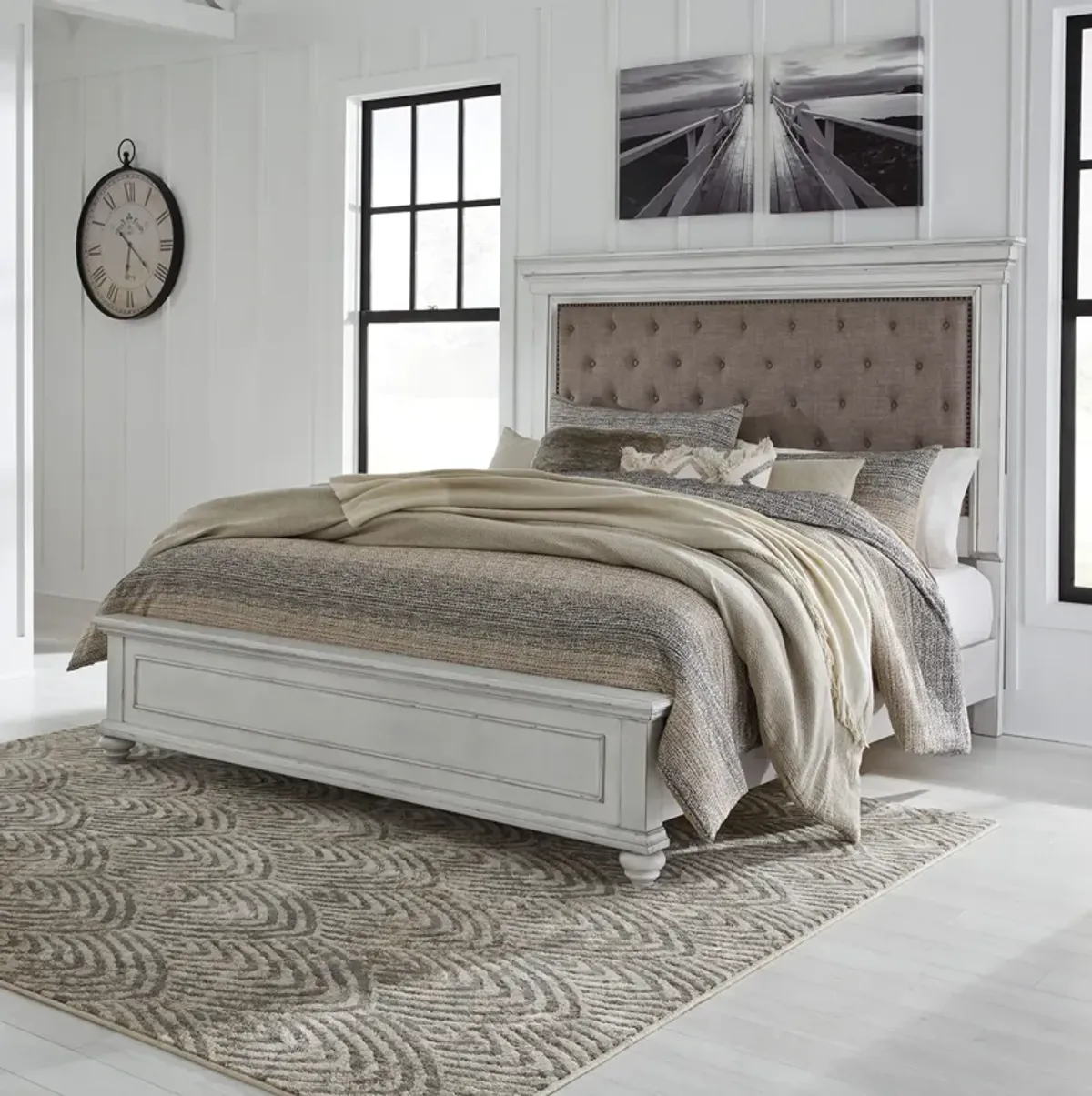 Kanwyn Upholstered Panel Bed