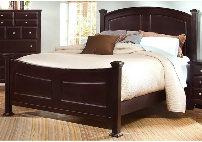 Merlot Panel Bed