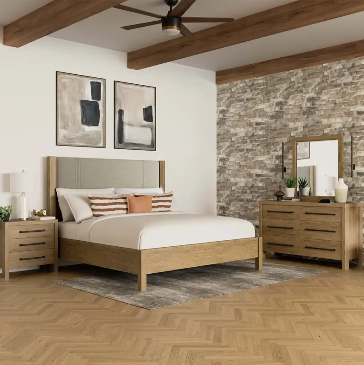 Davie Upholstered Bed