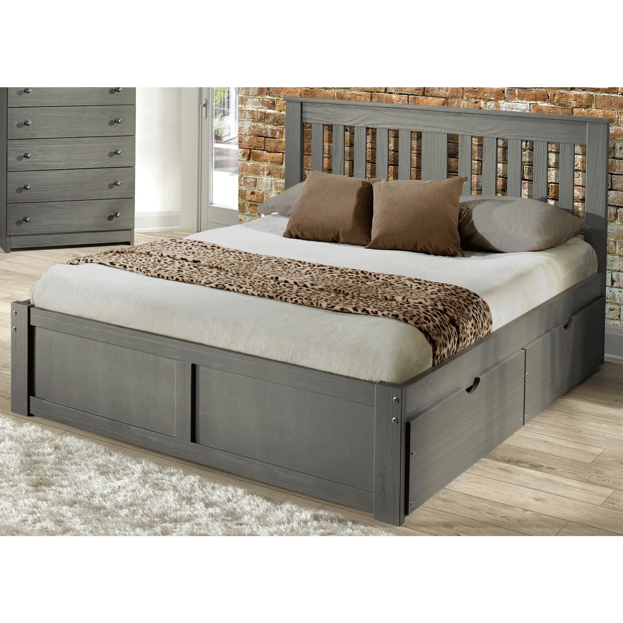 Cambridge Bed with 2 Drawers