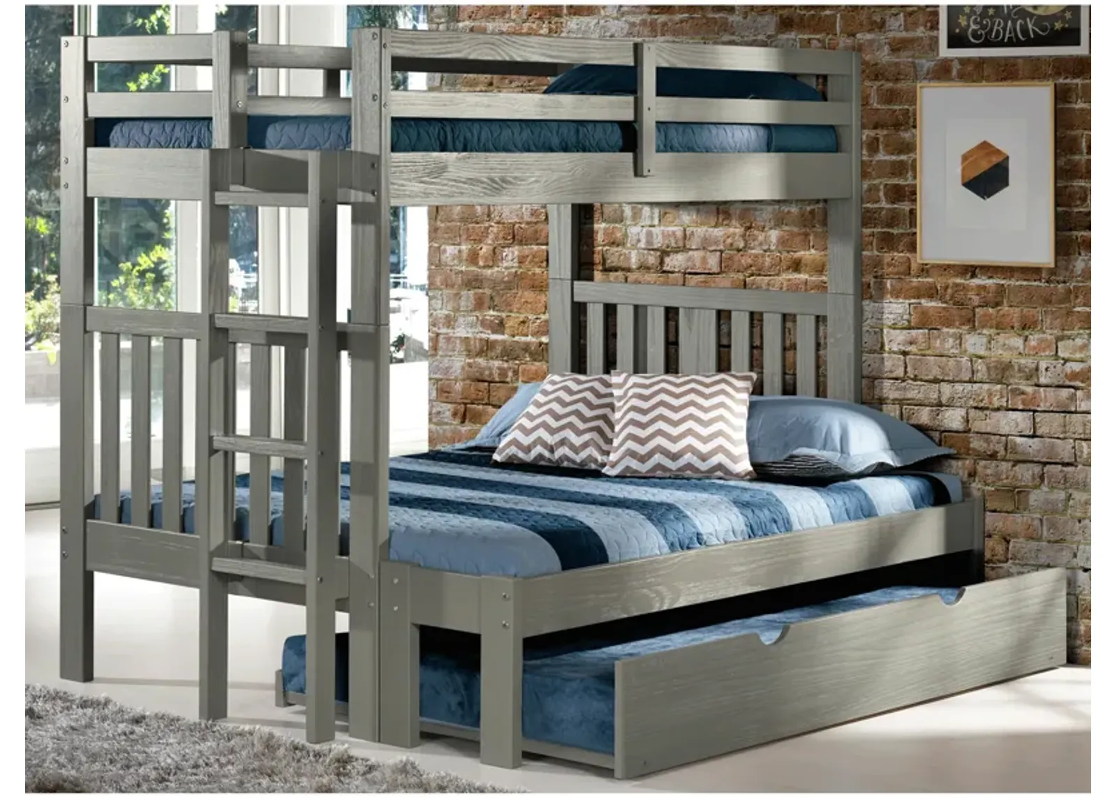 Cambridge Bunk Bed with Trundle