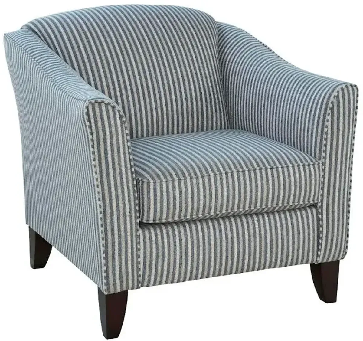 Style Line Division Denim Accent Chair