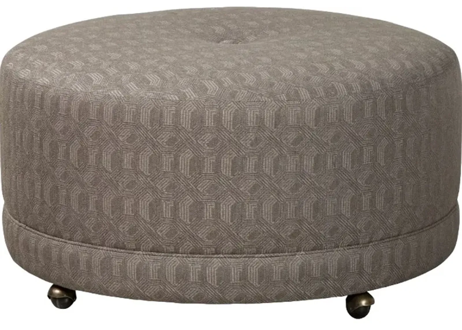 Craftmaster® Customizable New Traditions Cocktail Ottoman with Caster Feet