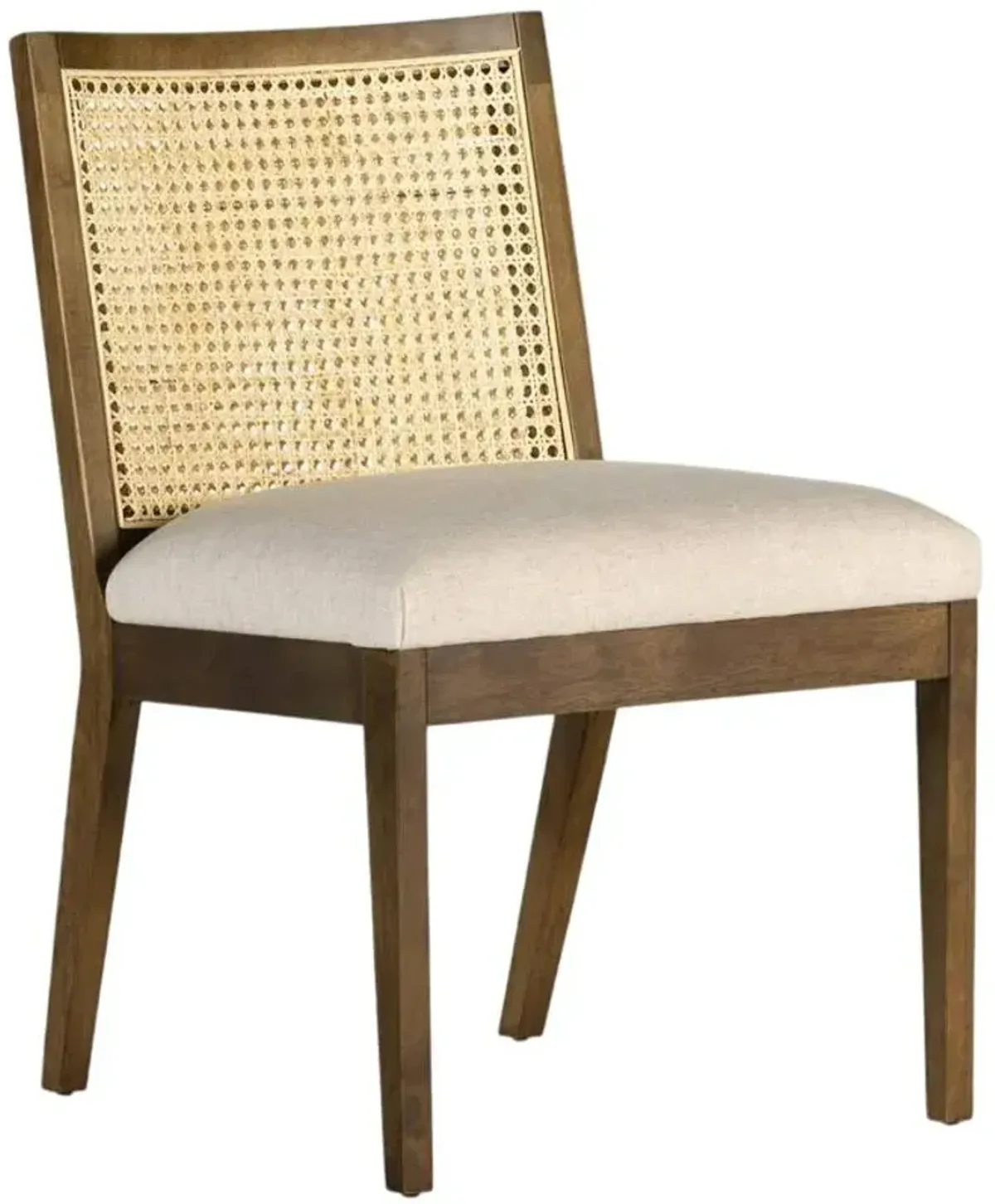 Four Hands Antonia Savile Flax/Toasted Parawood Dining Side Chair