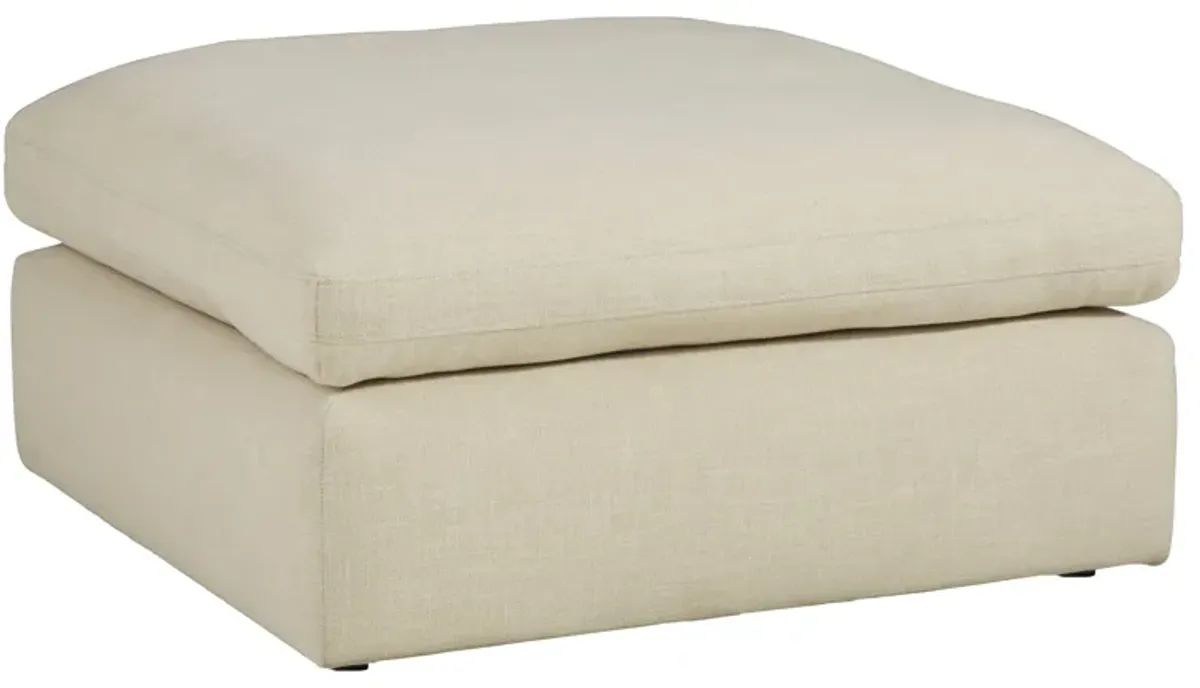 Benchcraft® Elyza Linen Oversized Accent Ottoman