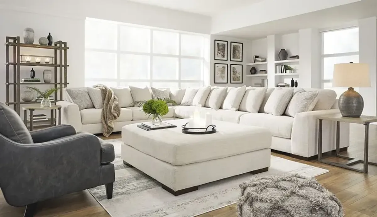 Ashley® Lyndeboro Natural Oversized Accent Ottoman