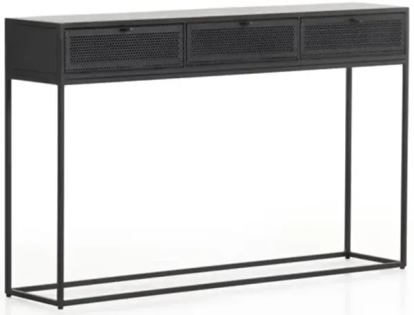 Four Hands Hendrick Black Console Table