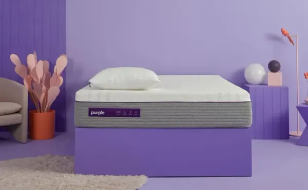 Purple® Hybrid Premier 4 Smooth Top Queen Mattress in a Box