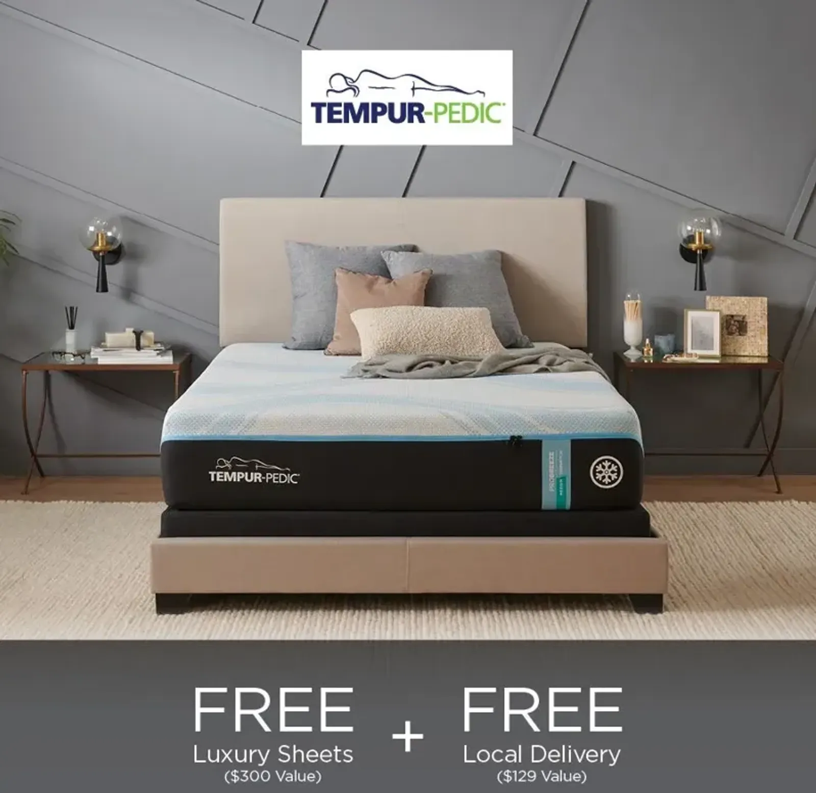 Tempur-Pedic® TEMPUR-LuxeBreeze® 2.0 Hybrid Medium Tight Top Queen Mattress