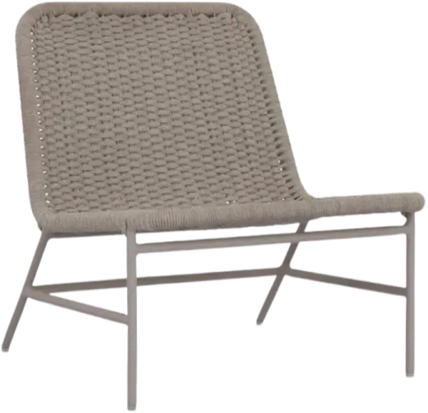 Four Hands Bruno Ivory Aluminum/Polypropylene/Rope Outdoor Chair
