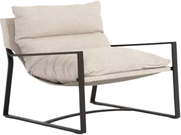 Four Hands Avon Bronze/Sand Aluminum/Olefin Outdoor Sling Chair